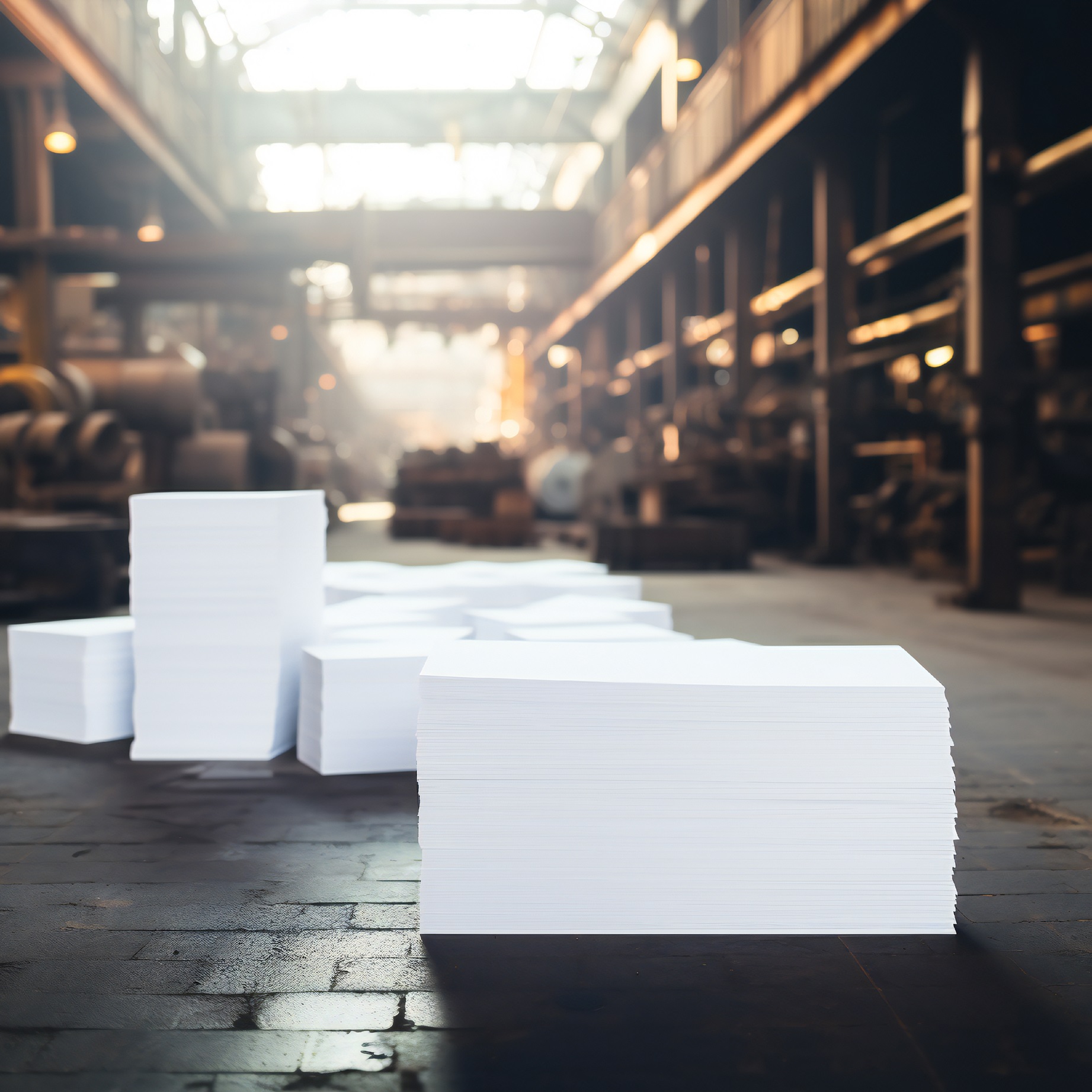 modelo-de-tarjetas-de-visita-blancas-en-el-fondo-industrial